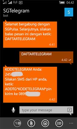 Trx Pulsa Elektronik Murah lewat Telegram